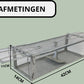 Livista Rattenval - Voor Rattenvergif - Rattenkooi - Rattenvangkooi - Voor buiten - Vangkooi - Kist - Ongedierte bestrijding - Muizenval - Voor Muizengif - Diervriendelijk - 42x14x11cm