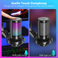 Truskore Microfoon met arm - USB - gaming - RGB Condensatormicrofoon - met Mute-Knop, Popfilter, Microfoonarm - Luxe microfoon