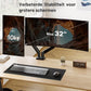 Truskore Dubbele Monitor arm - Monitor Beugel voor 13-32 Inch - Verstelbaar - Universeel - Zwart