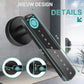 Truskore Premium Slim Deurslot – Deurslot met vingerafdruk - Elektrisch deurslot – Slimme deurklink – Deurklink vingerafdruk - Deurslot met code - Smartlock