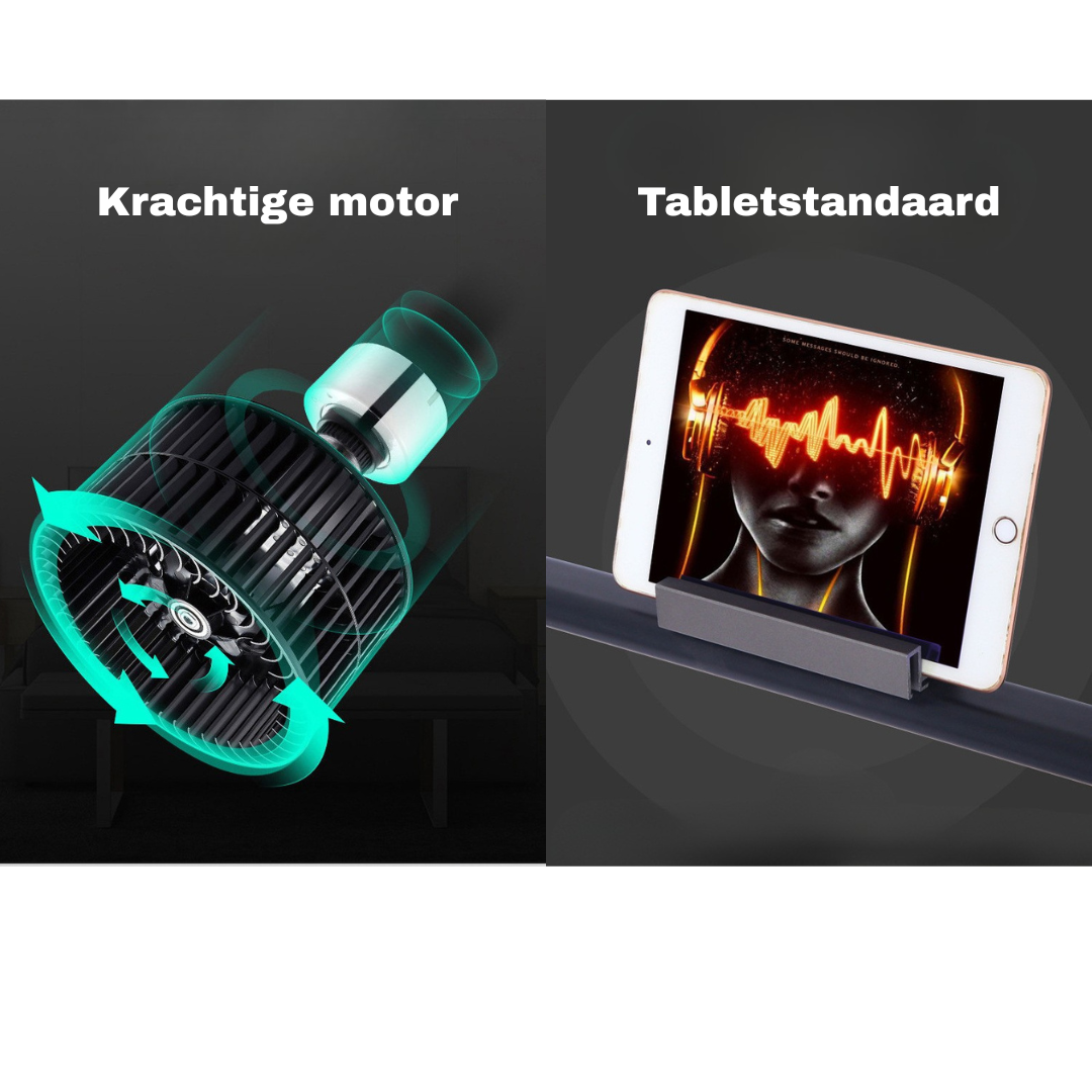 Livista Inklapbare Loopband – 1-8 km/h – Hometrainer voor Thuis – Wandel- & Hardloopband – LED Display – met Afstandsbediening – Compact & Stil