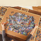 Livista Puzzelplaat voor 1500 Puzzelstukjes met 6 Lades – Puzzelbord met Opbergsysteem -Puzzelmat van Hout – Puzzeltafel