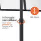 Livista Flipover Verrijdbaar 70x100cm - Stiften, Marker, Magneten en Mini whiteboard - Magnetisch Whiteboard - Verstelbaar Bord van 172 tot 215 cm - Met Uitschuifbare Armen
