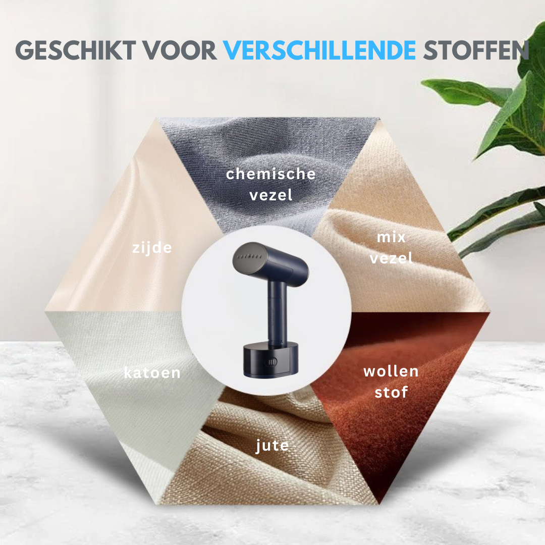 Livista Handstoomstrijker – LCD-display – 260 ml waterreservoir – 2000W – 3 strijkstanden – Geschikt voor verschillende textielsoorten – Zwart