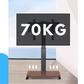 Livista  Verrijdbare TV Standaard – 90° Draaibaar – Horizontaal & Verticaal – Geschikt voor 26-60 Inch – Mobiele TV Vloerstandaard – In Hoogte Verstelbaar met Handslinger – Max. 70 kg – Met Remwielen