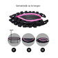 Livista® - Trampoline – Fitness en Springen – Ronde Trampoline voor Volwassenen en Kinderen – Diameter 100 cm – Max. 250 kg – Extra Stabiel