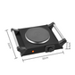 Livista® - Elektrische Kookplaat – 1 Branders – 1500W – Zwart – Compact en Krachtig