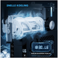 Livista Slushmachine – Slush & Frozen Drink Maker – 5 Programma’s – 20 Min Snel Bevriezen – Smart Touchscreen – Auto Clean – Zonder IJs – Freeze & Stir Technologie – Zwart