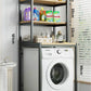 Livista® Wasmachine Kast - 3-Laags Opslagrek - Ruimtebesparende Wasruimte Organizer - 181x60x70 CM - Zwart