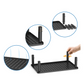 Livista® - Monitorstandaard- Set van 2 - Verstelbare Monitorverhoger - Metaal - Zwart - 37 x 23.5 x 10 cm