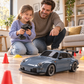 Livista Bestuurbare Auto - Snelle RC Drift Auto 1:24 – Drift Raceauto met 4WD – Afstandsbestuurbare Auto – 20 km/h – LED Verlichting – 3 Oplaadbare Accu’s – Driftbanden – Grijsblauw