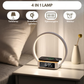 Livista Wake Up Light – Wekker – Draadloze Oplader – 15W – Touch Bureaulamp – met 3 Lichtkleuren – Voor Telefoon, Smartwatch & AirPods