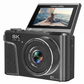 Livista Digitale Camera 8K - 88MP - 18X Digitale Zoom - WiFi - 3.0" UHD-display - Fototoestel - Mini Camera - Fotocamera - Compact Camera - Incl. 64GB SD Kaart - Vlog Camera voor Kinderen