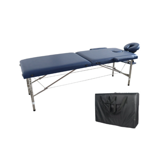 Livista® Multifunctionele Massagetafel - Opvouwbaar - Hoogwaardig Schuim - Verstelbare Hoogte (8 standen) - Draagvermogen 250KG - Inclusief Opbergtas - Blauw
