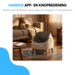Livista Automatische Kattenbak - Zelfreinigende Kattenbak - Elektrische Kattenbak - Inclusief App - 76L XXL - Met Kattenbakmat en 2 Rollen Opvangzakjes - Geurfilter - Open Design - Wit