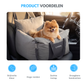 Livista Wasbare Autostoel Hond met Gordel - Hondenmand Auto - Voor in de Auto en Achterbank -Automand Honden - Hondenstoel - Hondenmand