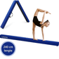 Livista Turnbalk - Voor thuis - Evenwichtsbalk - Balanstrainer - Balans speelgoed - Blauw- 240 cm - Incl. draagtas - Thuis Turnen