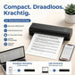 Livista Draadloze Thermische Printer -  Draagbare Pocket Printer voor Smartphone  - Mini Pinter voor Mobiel / Laptop / Computer  – A4 / US Letter - Incl 2 rollen Papier - USB/USB-C -Bluetooth