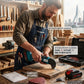Truskore Multitool Accu 21V – Multitool Set Incl. 2 Accu’s – Oscillerende Multitool – Compatibel met Makita LXT – 7 Opzetstukken - 15 Schuurvellen