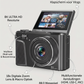 Livista Digitale Camera 8K - 88MP - 18X Digitale Zoom - WiFi - 3.0" UHD-display - Fototoestel - Mini Camera - Fotocamera - Compact Camera - Incl. 64GB SD Kaart - Vlog Camera voor Kinderen