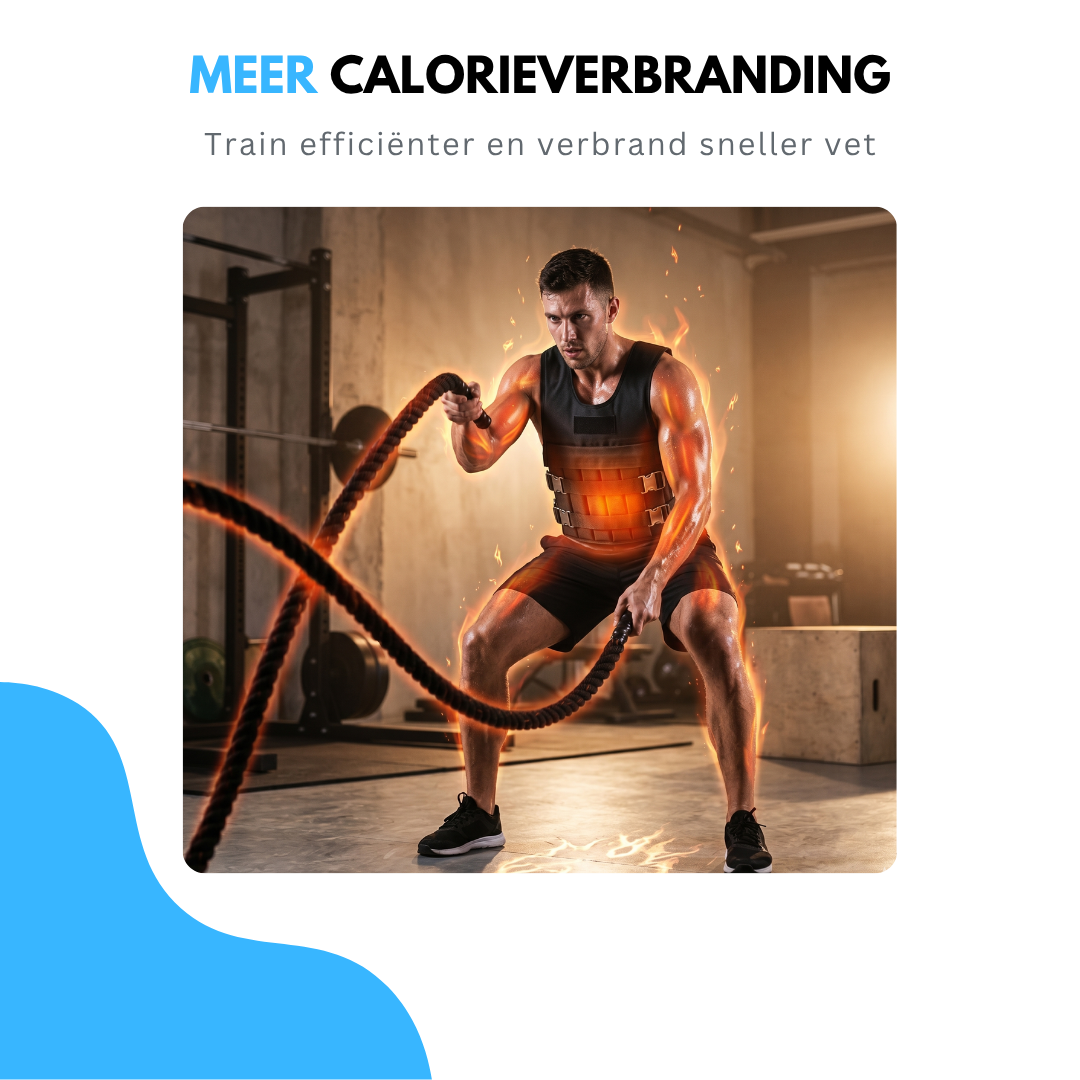 Truskore Gewichtsvest 20KG - Weighted Vest - Gewichtsvesten - Gewichten - Verstelbaar - Krachtraining & Crossfit - Cardio - - Zwart