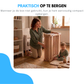 Livista Grondbox - Babybox - Inklapbare Speelbox - Voorgemonteerd - 130 x 130 x 70 cm - Kinderbox - Playpen Baby - Hout