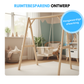 Livista Houten Babyschommel - Inklapbaar - Swing - Wipstoel Met Schommelstoel - Baby Zitje - Dennenhout - Houten Speelgoed