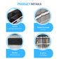 Livista Kofferbak Organizer - Auto Organizer - Opbergbox - met koeltas - drie compartimenten - Grijs