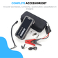 Truskore 12V Jumpstarter voor Auto met Compressor - 4000A / 24.000 mAh - 5-in-1 Starthulp met Compressor, Powerbank, LED Zaklamp en SOS Noodlicht - Incl. Hardcover