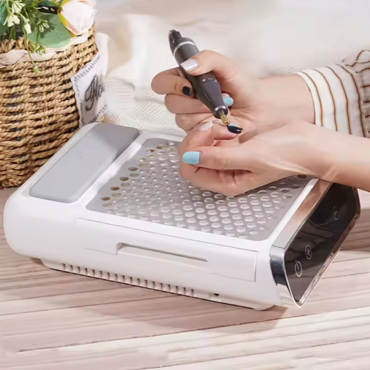 Livista Dust Collector - Stofafzuiger Manicure - Nagelstofafzuiger - Herbruikbaar Filter - Stil in Gebruik - Draadloos en Oplaadbaar