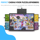 Livista Puzzelplaat voor 1500 Puzzelstukjes met 6 Lades – Puzzelbord met Opbergsysteem -– Puzzelmat van Hout – Puzzeltafel - Grijs