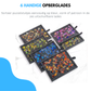 Livista Puzzelplaat voor 1500 Puzzelstukjes met 6 Lades – Puzzelbord met Opbergsysteem -– Puzzelmat van Hout – Puzzeltafel - Grijs