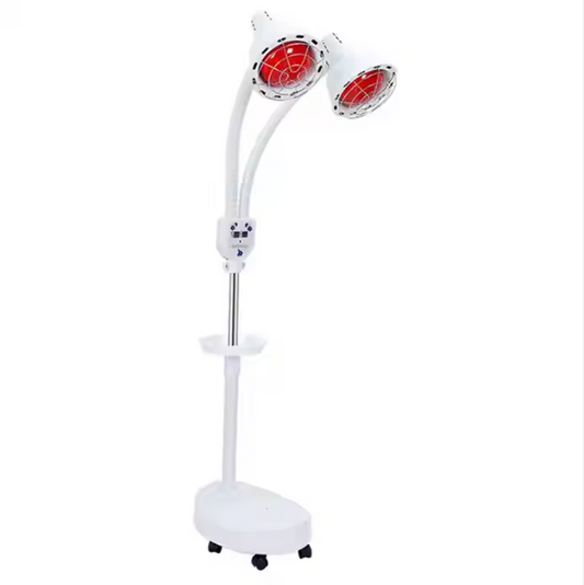 Livista Infraroodlamp - 550W Rood Licht Therapie - Warmtelamp voor Spieren, Gewrichten, Pijnverlichting & Huidverbetering - Red Light Therapy met 360° Draaibare Kop & Timer - Verwarming - Verwarmingspaneel - deken - infrarood - Fibromyalgie