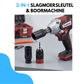 Truskore Accu Slagmoersleutel - Slagmoersleutelset - Slagmoersleutel elektrisch - Slagschroevendraaier - incl. 13x Moerdoppen, 2x Accu - Rood
