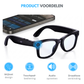 Livista Smart Bril – Slimme Bril met Camera – Smart Glasses met NL-app, vertaalfunctie en meer – AI Glasses - Camera Bril - Bril Camera - Zwart