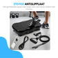 Truskore Trilplaat - Trilplaat Fitness - Powerplate - - 5 Trainingsprogramma's - 99 Snelheid niveaus - Trainingsapparatuur voor Uithoudingstraining - Met Bluetooth - Inclusief Weerstandsbanden en Handvatten - Zwart
