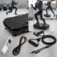 Truskore Trilplaat - Trilplaat Fitness - Powerplate - - 5 Trainingsprogramma's - 99 Snelheid niveaus - Trainingsapparatuur voor Uithoudingstraining - Met Bluetooth - Inclusief Weerstandsbanden en Handvatten - Zwart