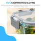 Livista Glazen Vershoudbakjes Set 10 Stuks – Luchtdicht & Stapelbaar – Meal Prep Bakjes & Diepvriesbakjes