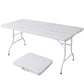 Livista Luxe Klaptafel 180x70 cm – Inklapbare Tafel - Opvouwbare Campingtafel & Stevige Tuintafel – Draagkracht tot 250 kg – Vouwtafel - Antislip en Weerbestendig -Handig voor Feest, Tuin of Camping - Wit