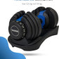 Truskore Verstelbare Dumbbell 24KG - Prijs per Dumbell - Smart Dumbbells - Gewichten Set Halters- Gewichtenset voor Home Gym - Adjustable Dumbbells - Dumbbells Verstelbaar van 2,5 kg tot 24kg