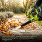 Truskore Accu Bladblazer -Draadloze Bladblazer - Lichtgewicht en Krachtig - Geschikt voor Bladeren en Tuinafval - Incl. 2x Accu's (4.0Ah)
