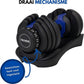 Truskore Verstelbare Dumbbell 24KG - Prijs per Dumbell - Smart Dumbbells - Gewichten Set Halters- Gewichtenset voor Home Gym - Adjustable Dumbbells - Dumbbells Verstelbaar van 2,5 kg tot 24kg