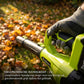 Truskore Accu Bladblazer -Draadloze Bladblazer - Lichtgewicht en Krachtig - Geschikt voor Bladeren en Tuinafval - Incl. 2x Accu's (4.0Ah)