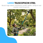 Truskore 4-in-1 Accu Tuingereedschap Set 244cm - Telescopische Snoeischaar & Telescopische Mini Kettingzaag - Mini Kettingzaag & 25 mm Elektrische Snoeischaar - 21V Li-Ion - 8 inch - Incl. 2 Accu's, Lader & Koffer