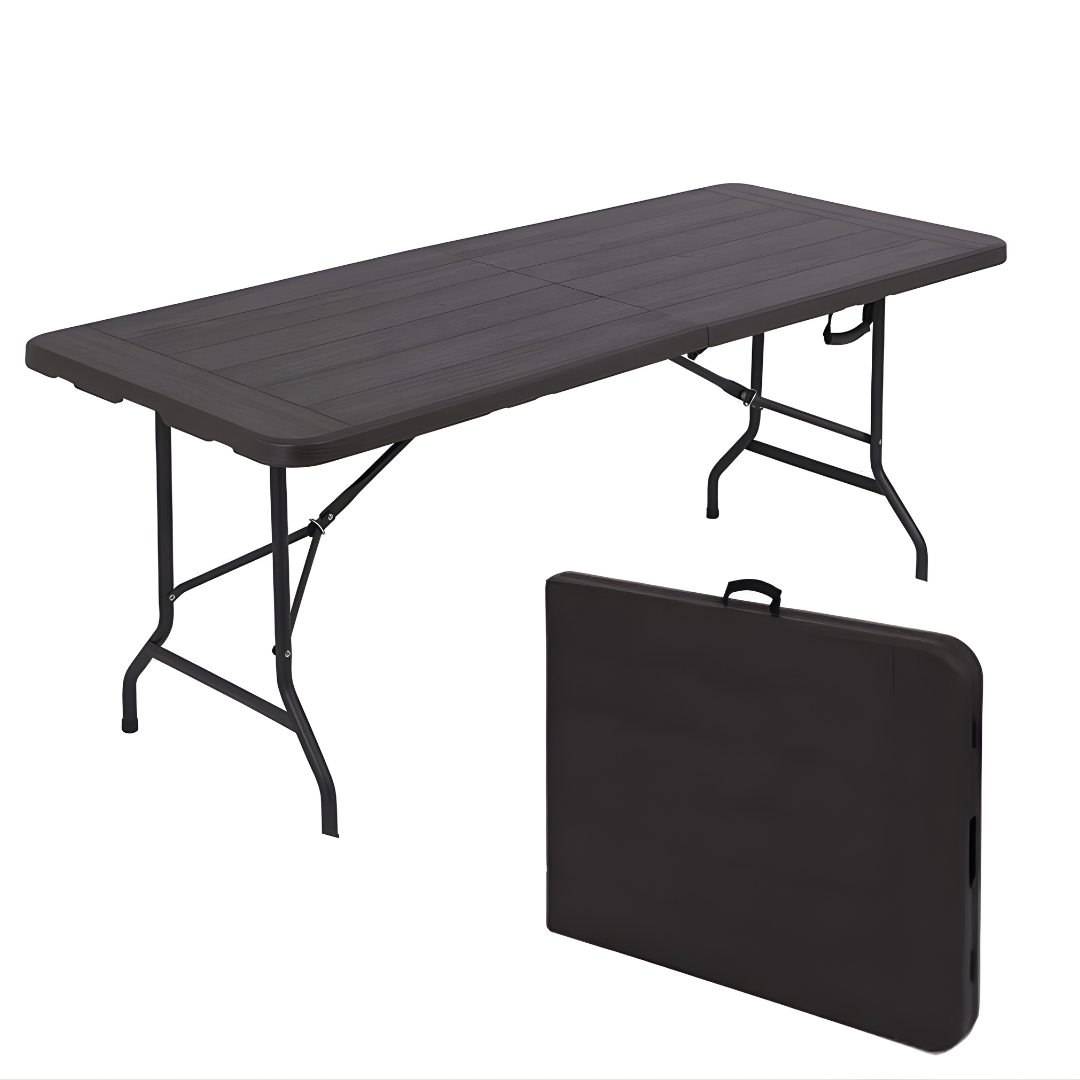 Livista Luxe Inklapbare Tafel 180 cm – Opvouwbare Campingtafel & Stevige Tuintafel – Draagkracht tot 250 kg – Handig voor Feest, Tuin of Camping