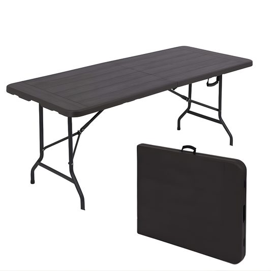 Livista Luxe Inklapbare Tafel 180 cm – Opvouwbare Campingtafel & Stevige Tuintafel – Draagkracht tot 250 kg – Handig voor Feest, Tuin of Camping